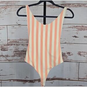 NWOT Dippin' Daisy's Striped One-Piece Swimsuit Size Medium